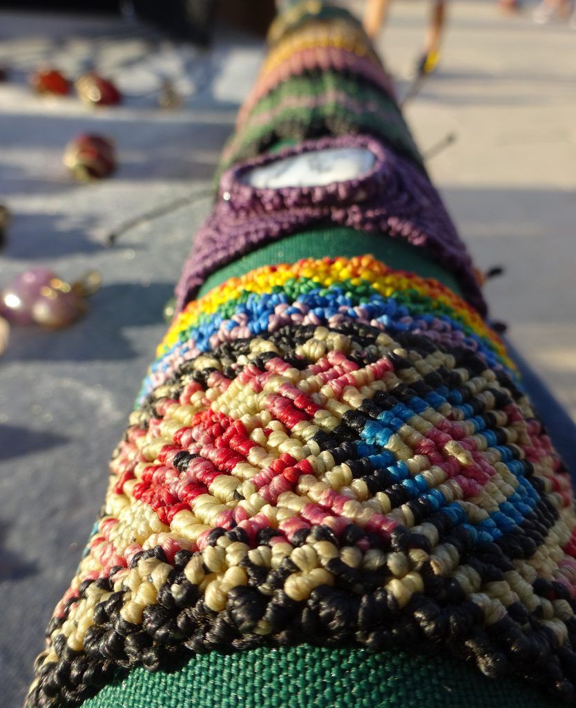 Origen del Macramé y sus Usos 10 patron en pulsera de macramé