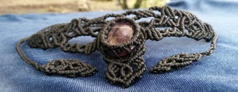 Pectoral de Amatista - Colibrí taller