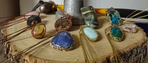 Filigrana piedras naturales