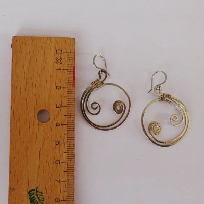 pendientes circulares espiral doble 1 scaled